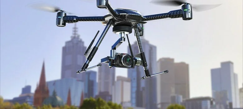 Blackmagic Micro Cinema Camera on drone