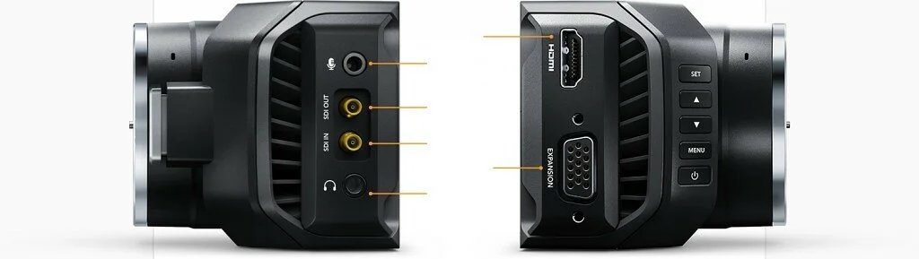 Blackmagic Micro Studio Camera 4K conexiones